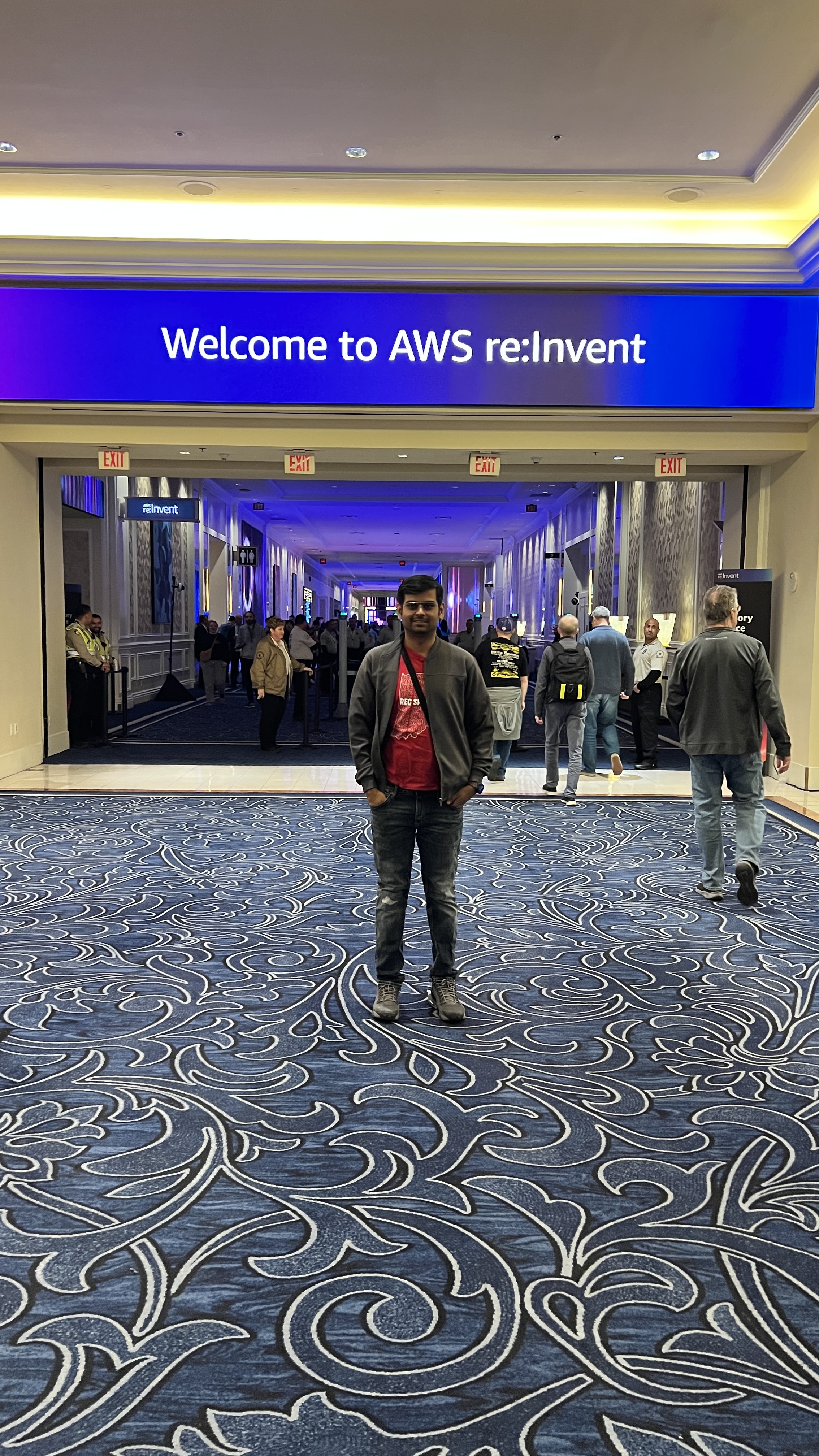 Harsh Akshit at tech conference