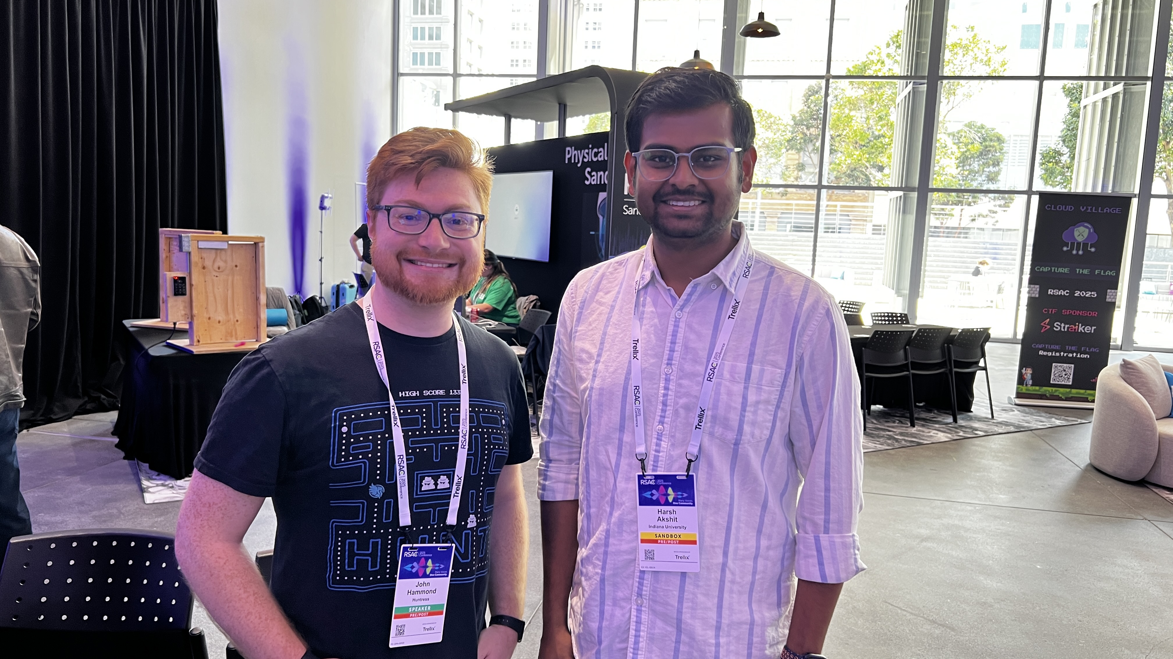 Harsh Akshit at security workshop