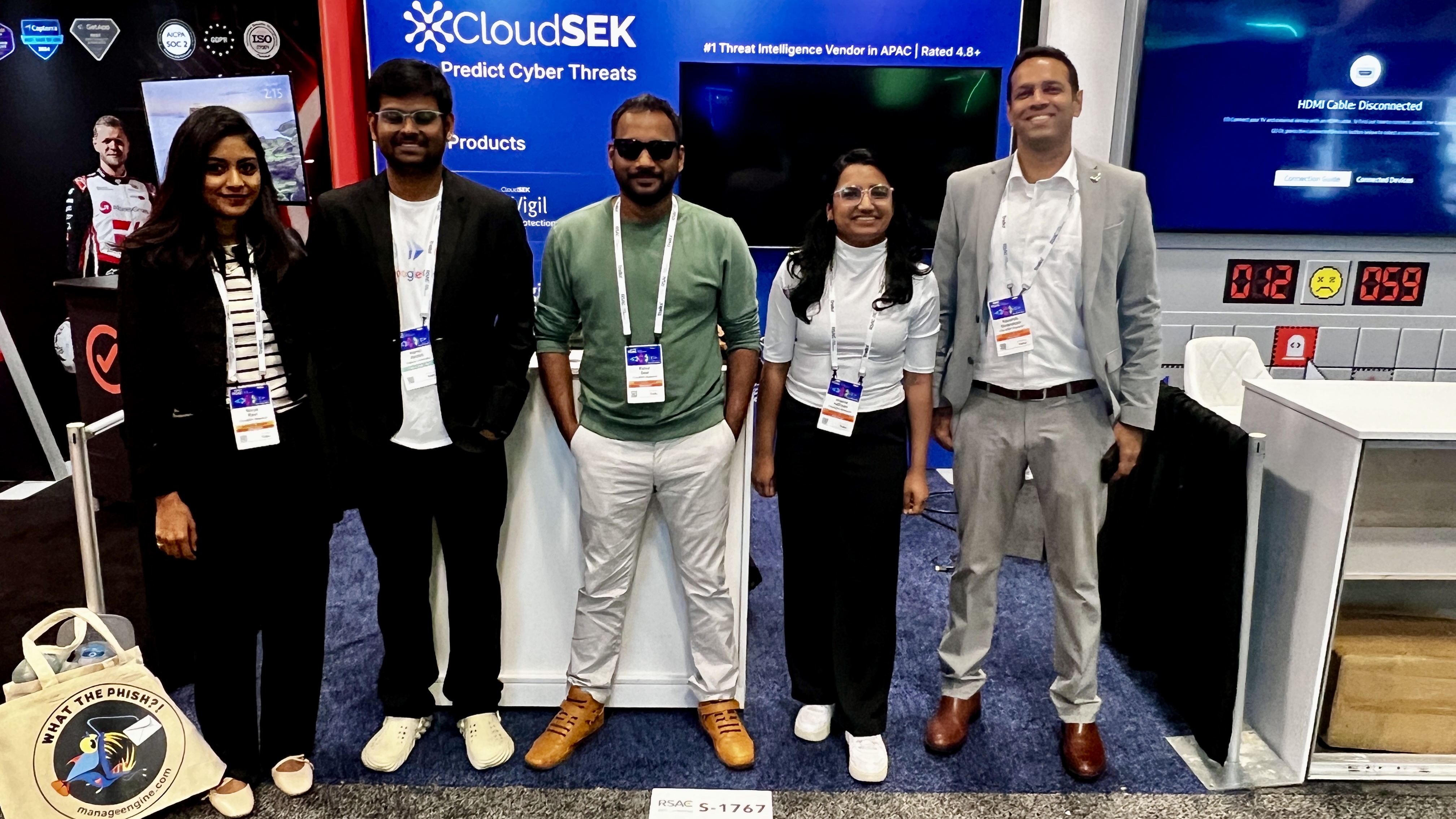 Harsh Akshit at professional cybersecurity meetup